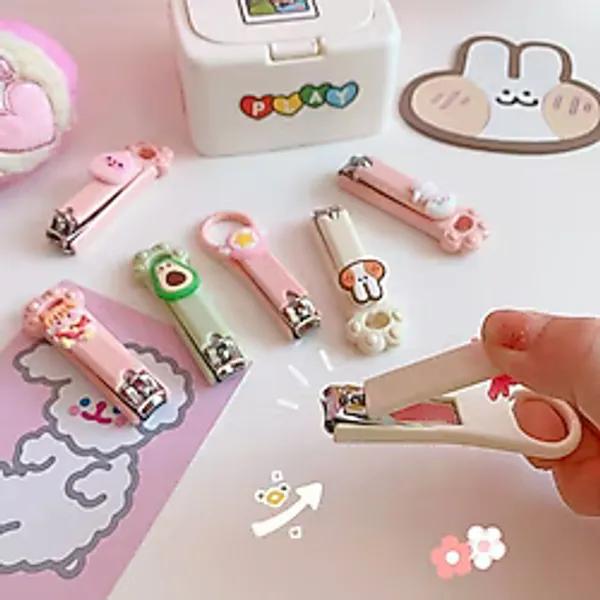 Mucit Home Figürlü Renkli Bebek Çocuk Tırnak Makası 1 Adet