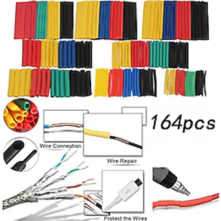 Mucit Home Makaron Set Isı Ile Daralan Kablo Seti 164 Parça 8 Boy