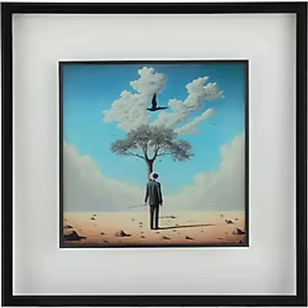 Mudo Home SOLUS ÇERÇEVELİ CAM TABLO 60X60 CM