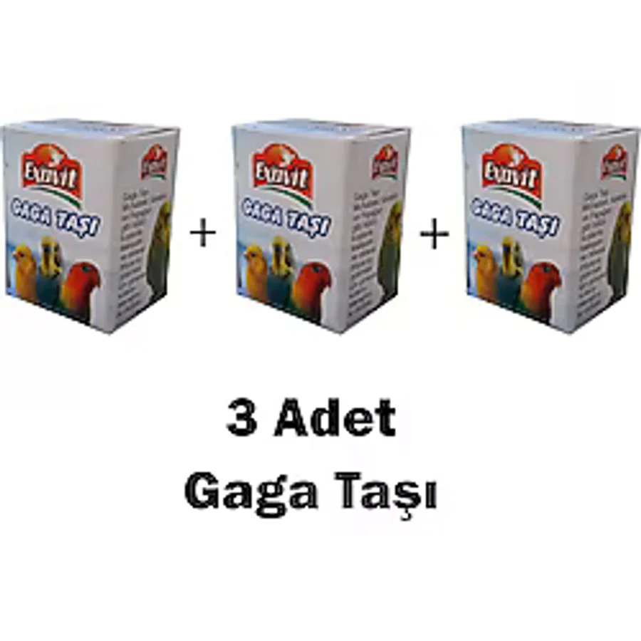 Muhabbet Kuşu Gaga Taşı Kalsiyumlu 3 Adet