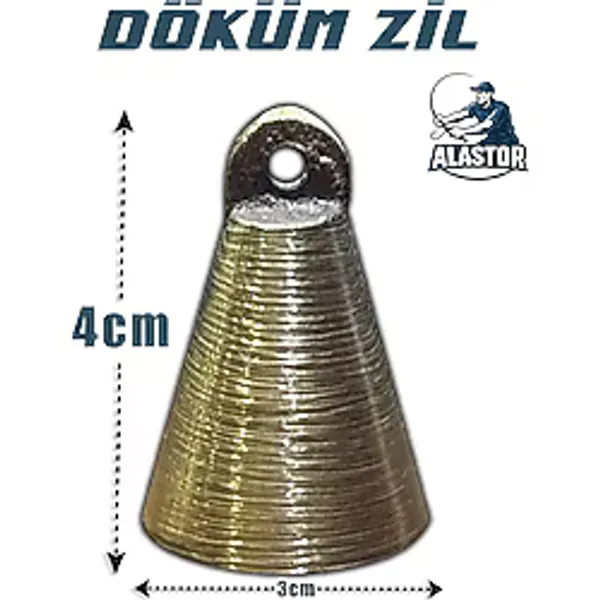 Muhteşem 5'li Balık Zil Seti Balık Zili Balık Alarmı Olta Olarmı Olta Zili Döküm Zil