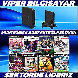 MUHTEŞEM 8 ADET FUTBOL PS2 OYUN [ AÇIKLAMAYI OKUYUNUZ ]