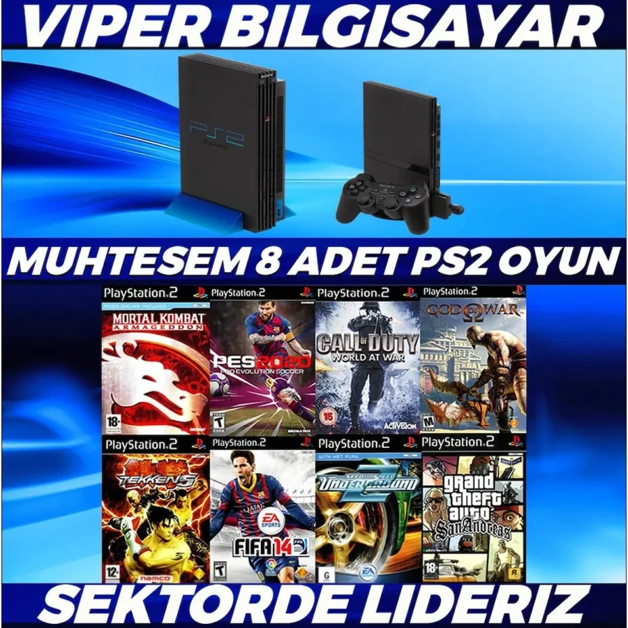 MUHTEŞEM 8 ADET PS2 OYUN [ AÇIKLAMAYI OKUYUNUZ ]