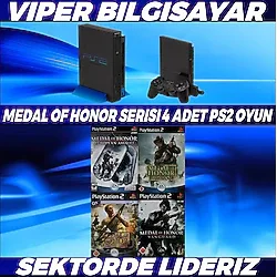 MUHTEŞEM MEDAL OF HONOR SERİSİ 4 ADET PS2 OYUN [ AÇIKLAMAYI OKUYUNUZ ]