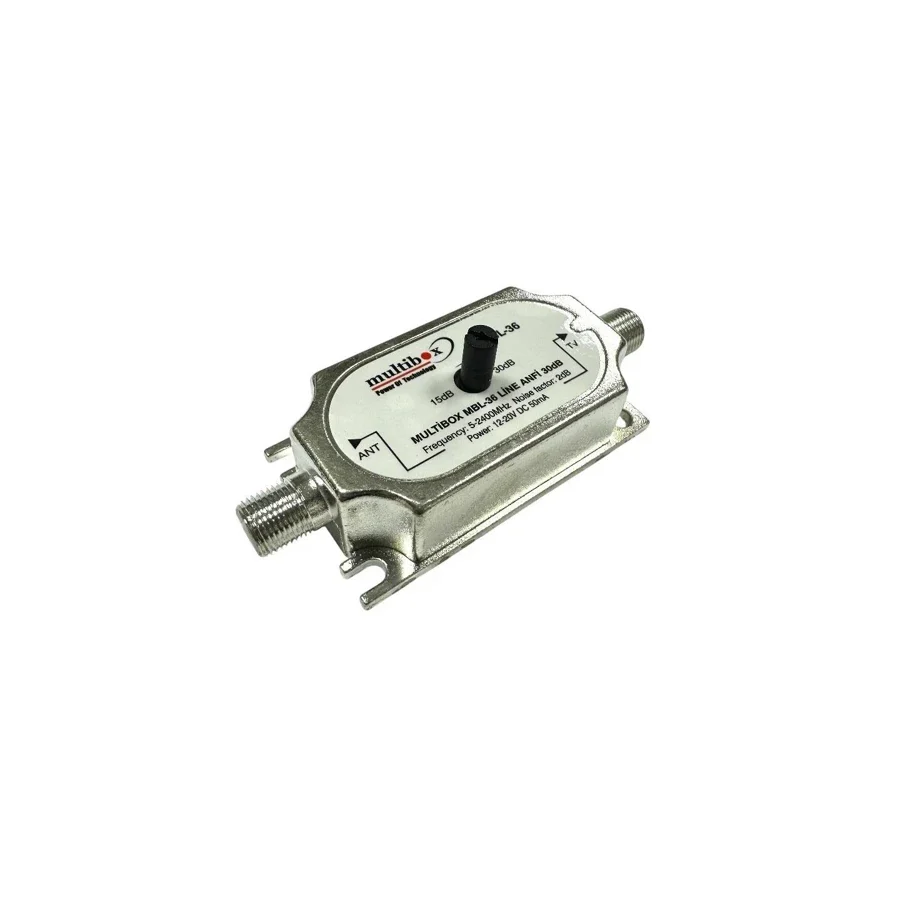 Multibox MBL-36 15-30dB Ayarlı Uydu Sinyal Yükseltici Line Amplifier 5-2400Mhz