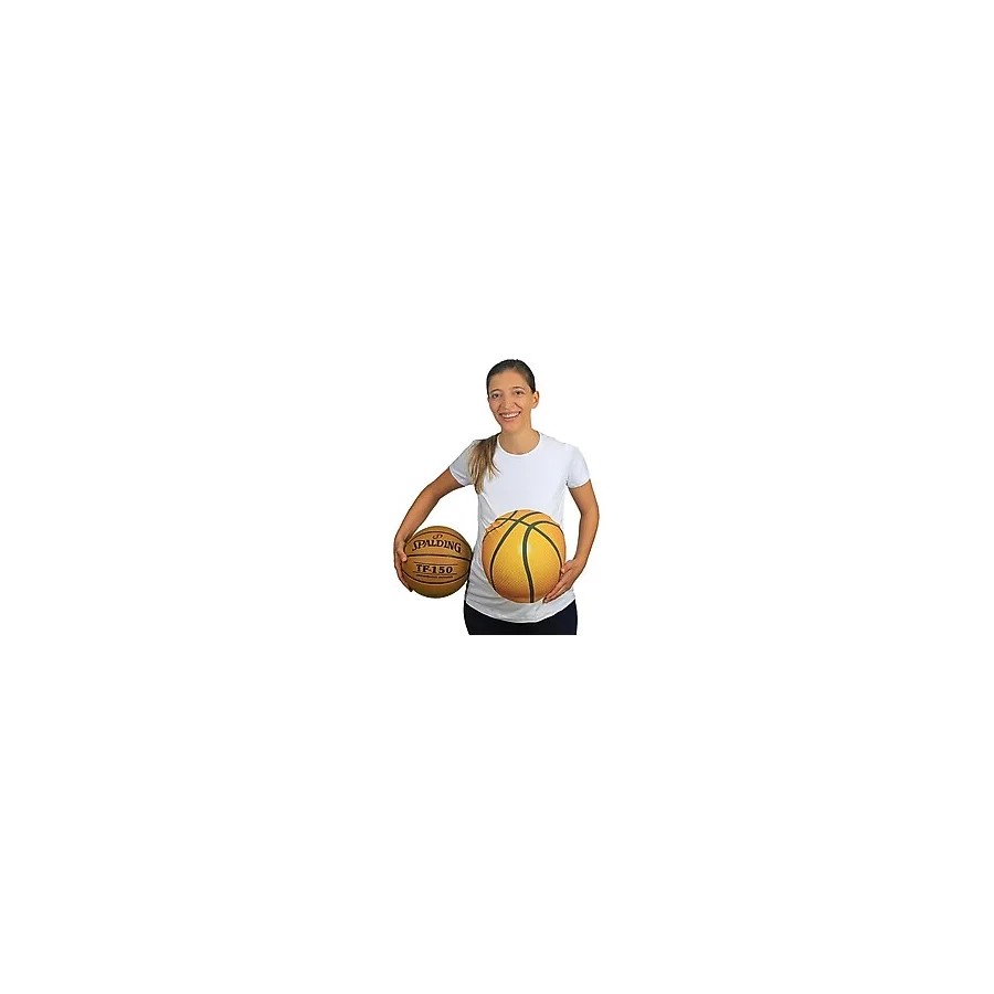 Mummy's Baby Hamile Tişört Basket Beyaz