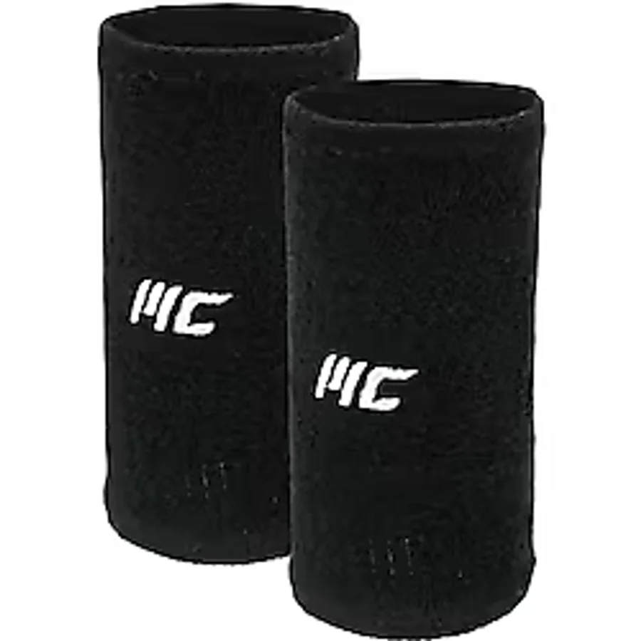 MuscleCloth Training Uzun Havlu Bileklik 2'li Paket Siyah