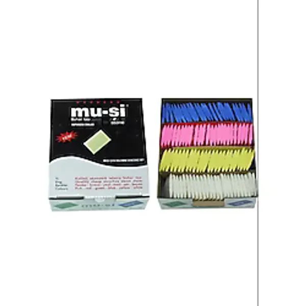 MUSİ Buhar Ile Uçan Çizgi Taşı Renkli ( 100 Adet ) Muşi Çizgi Taşı Renkli Kutu
