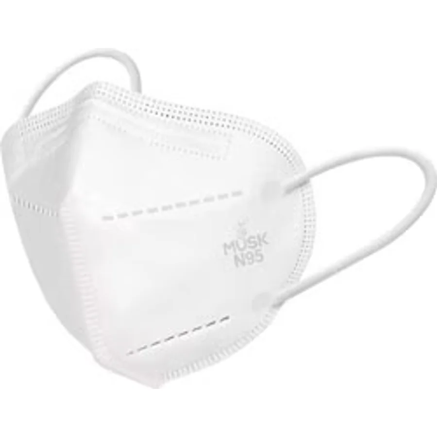 Musk FFP2 N95 5 Katlı Meltblown Ultrasonik 10'lu Koruyucu Maske
