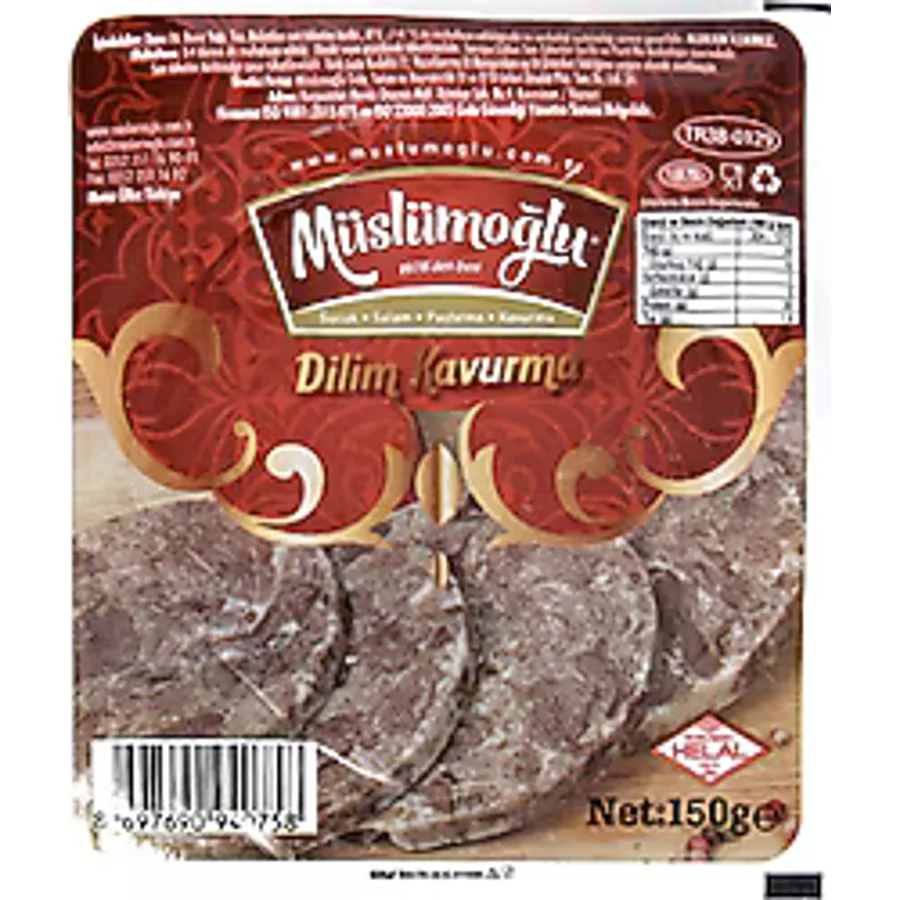 Müslümoğlu Dilimli Dana Kavurma 150 gr