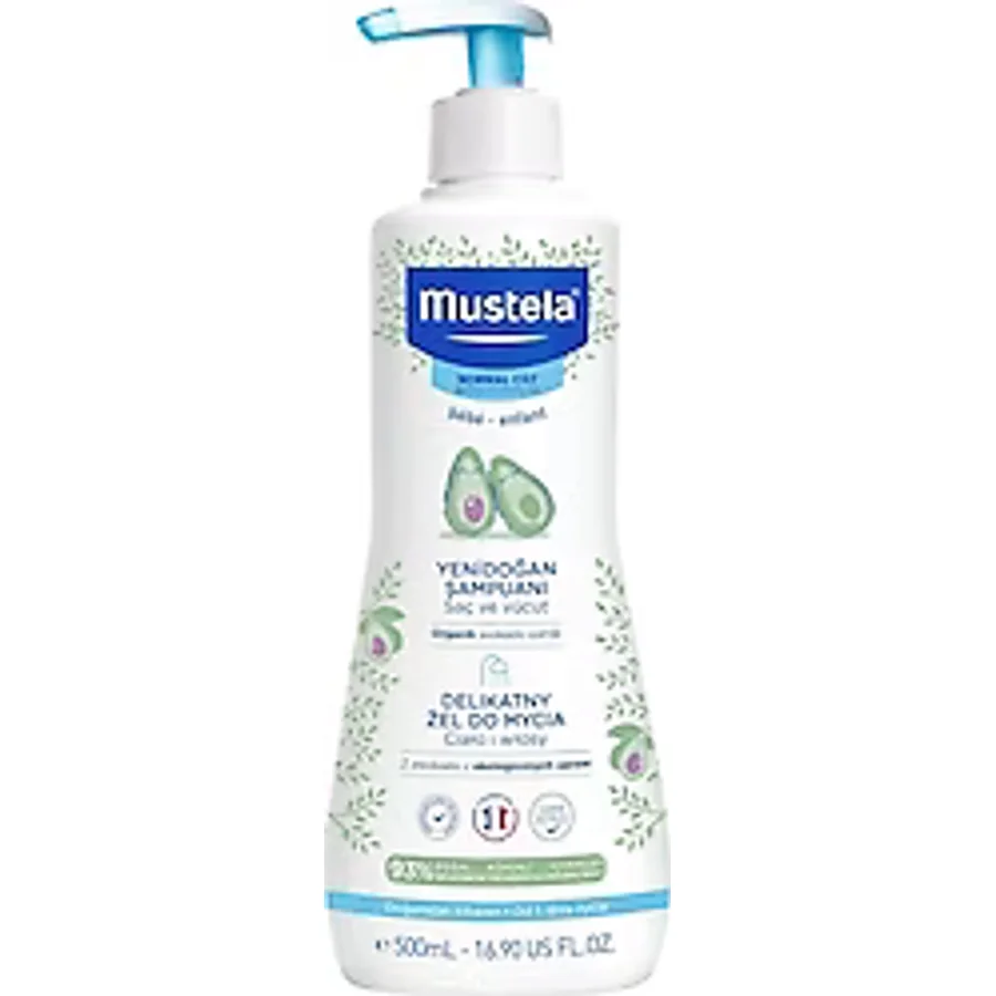 Mustela Gentle Cleansing Gel Yenidoğan Şampuanı 500 ml