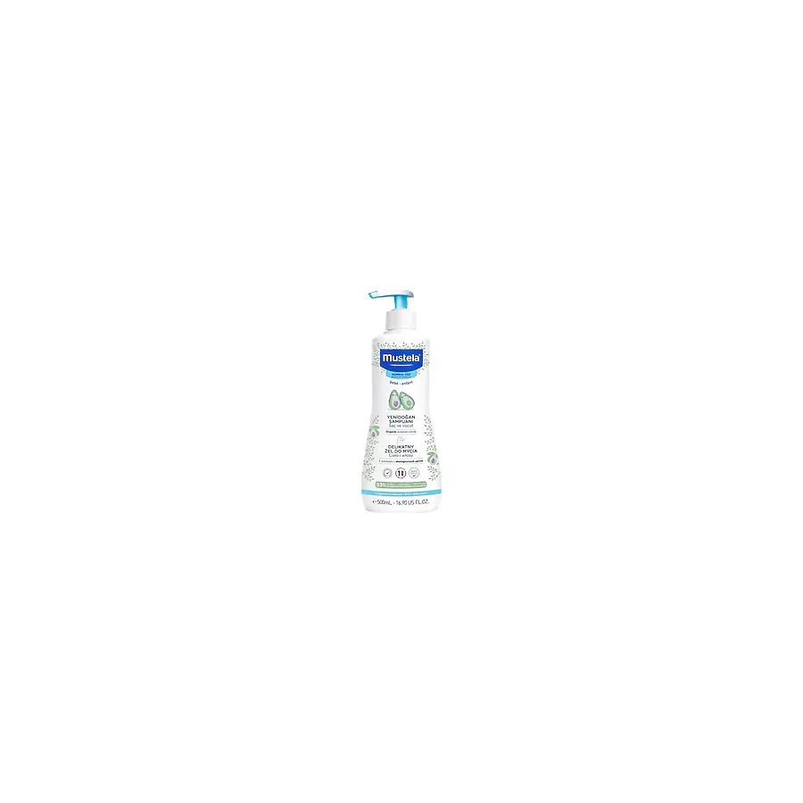 Mustela Göz Yakmayan Avokado Özlü Yenidoğan Uyumlu Saç ve Vücut Şampuanı 500 ml