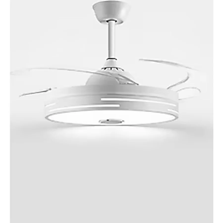 Mutlusan Electric Mutlusan Aydınlatmalı Kumandalı Tavan Vantilatör Bluetooth + Hoparlör - Beyaz