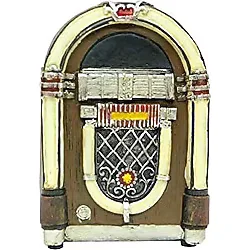 Müzik Kutusu Siyah Polyester Dekoratif Hediyelik