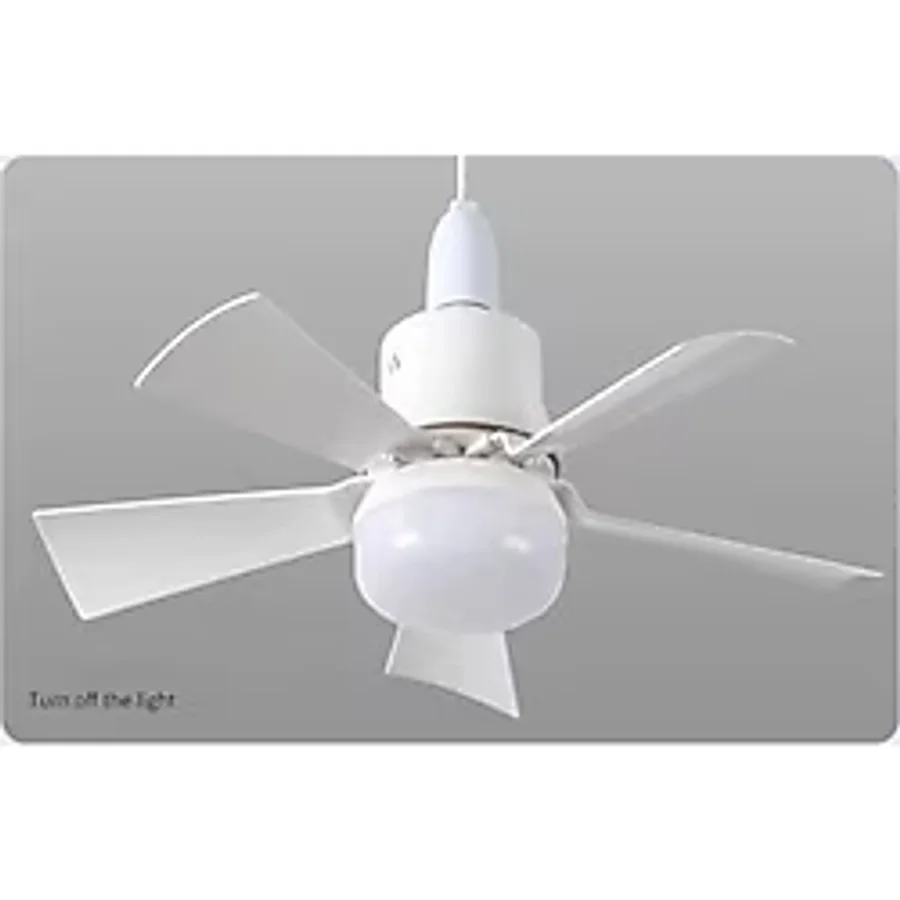 MWX Teknoloji 62W, Fan LED Tavan Vantilatörü, 3 Renk Işık, 3 Hız Kademeli, Uzaktan Kumandalı, E27 Duy, Beyaz - Ahşap