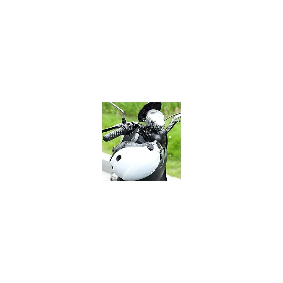 MWX Teknoloji Motosiklet Kask Kilidi 22 ve 26 mm Ayarlanabilir Gidon Uyumlu, Çift Anahtarlı Güvenlik Kilidi, Su Geçirmez, Çok Amaçlı Kask ve Ekipman Sabitleme Aparatı - Antrasit - Option-1