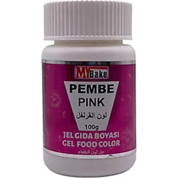 Mybake Pembe Jel Gıda Boyası 100 gr