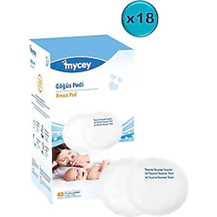 Mycey 40'lı 18 Adet Göğüs Pedi