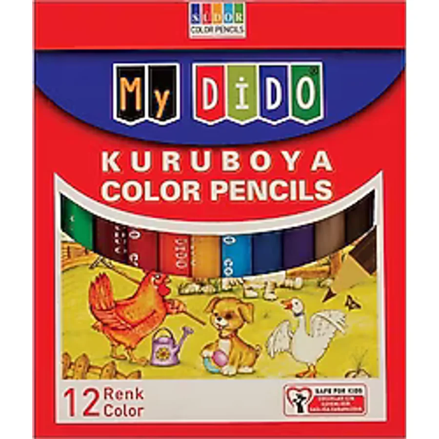Mydido MYK01 Küçük Boy 12'li Kuru Boya Seti