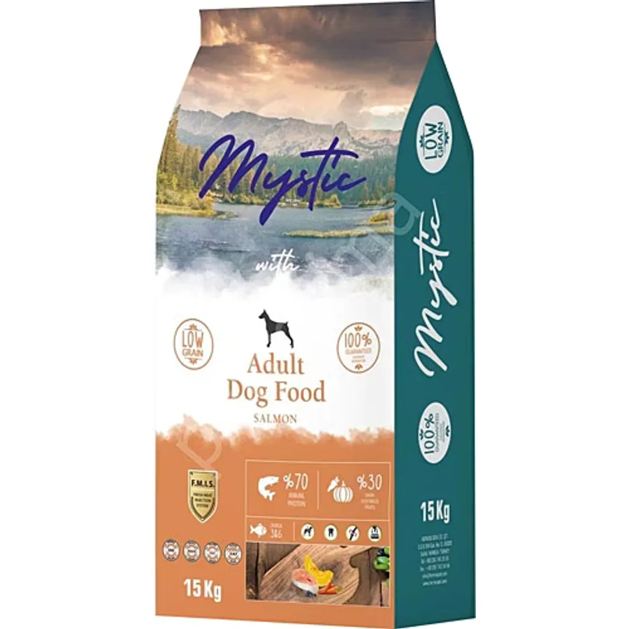 Mystic Az Tahıllı Somonlu 15 kg Yetişkin Köpek Maması