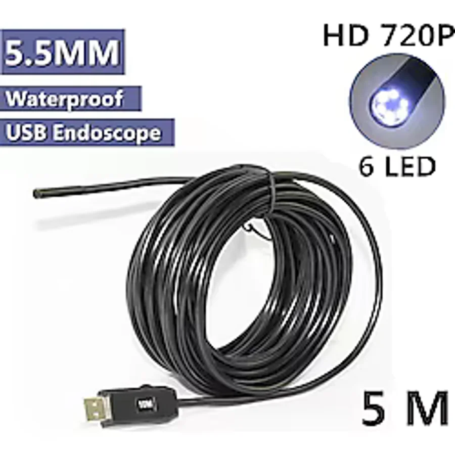 Mytech Endoskop Boroskop Yılan Kamera 5 Metre