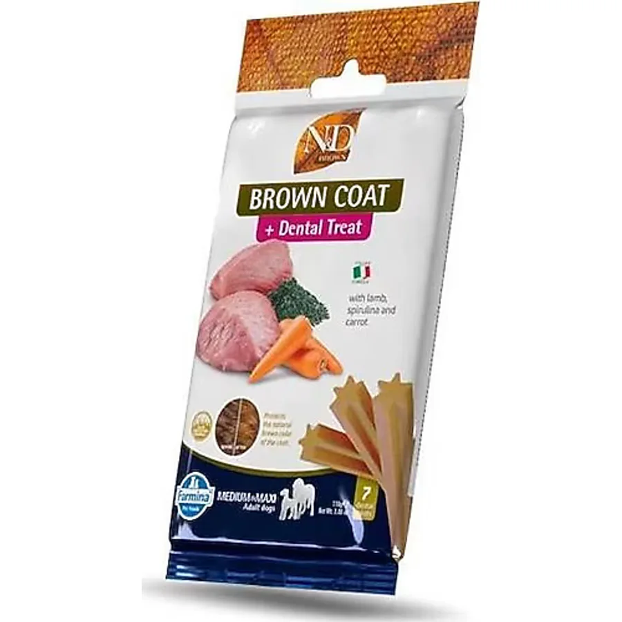 N&D Treat Dental Brown Coat 60 gr Orta ve Büyük Irk Köpek Ödül Maması