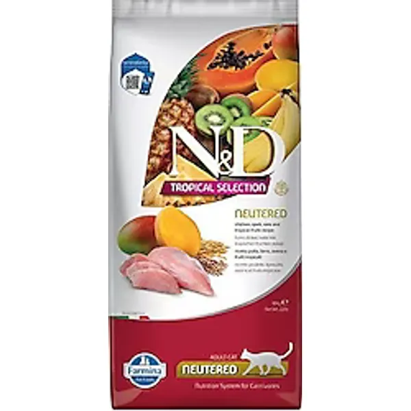 N&D Tropical Selection Tavuklu 10 kg Kısırlaştırılmış Yetişkin Kedi Maması