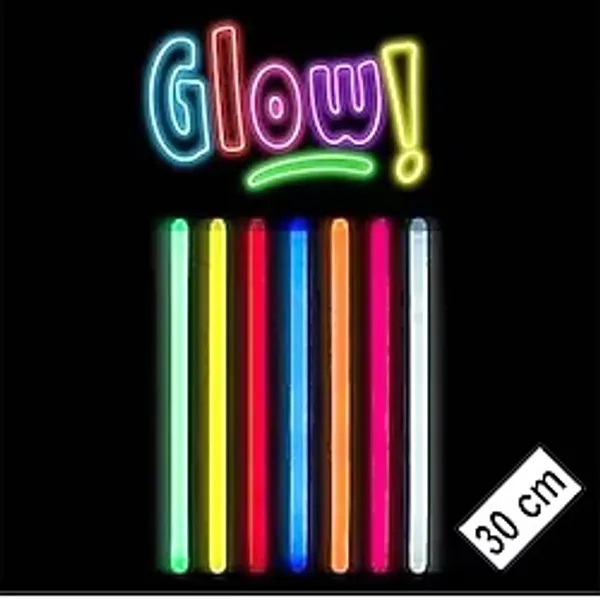 Nacario Karanlıkta Parlayan Fosforlu Glow Stick Kalın Çubuk 30 Cm 1 Adet