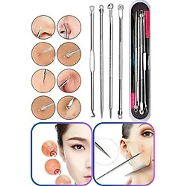 Nail Master 4'lü Özel Kutulu Siyah Nokta Yağ Bezesi Temizleyici Komedon Seti