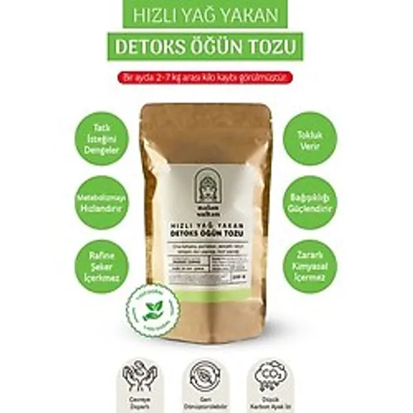 Nalan Sultan Detoks Öğün Tozu - Yağ Yakımına & Metabolizma Desteğine Yardımcı 250 g - Bitki Çayı