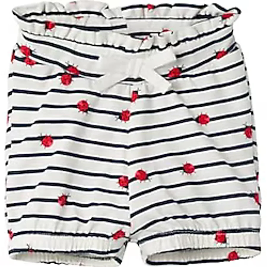 NAME IT Kız Bebek NBFFELIAS SHORTS BOX Şort Krem 1-2 Ay