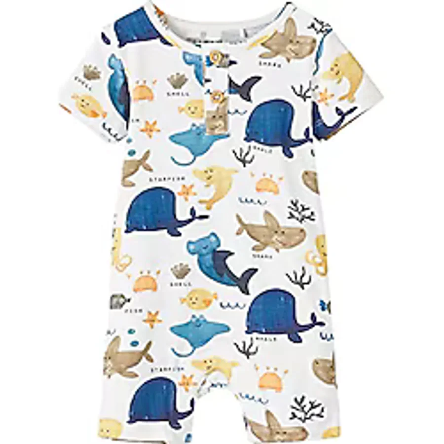 NAME IT, NBMHARIM SUNSUIT, BRIGHT WHITE, 2-4 AY