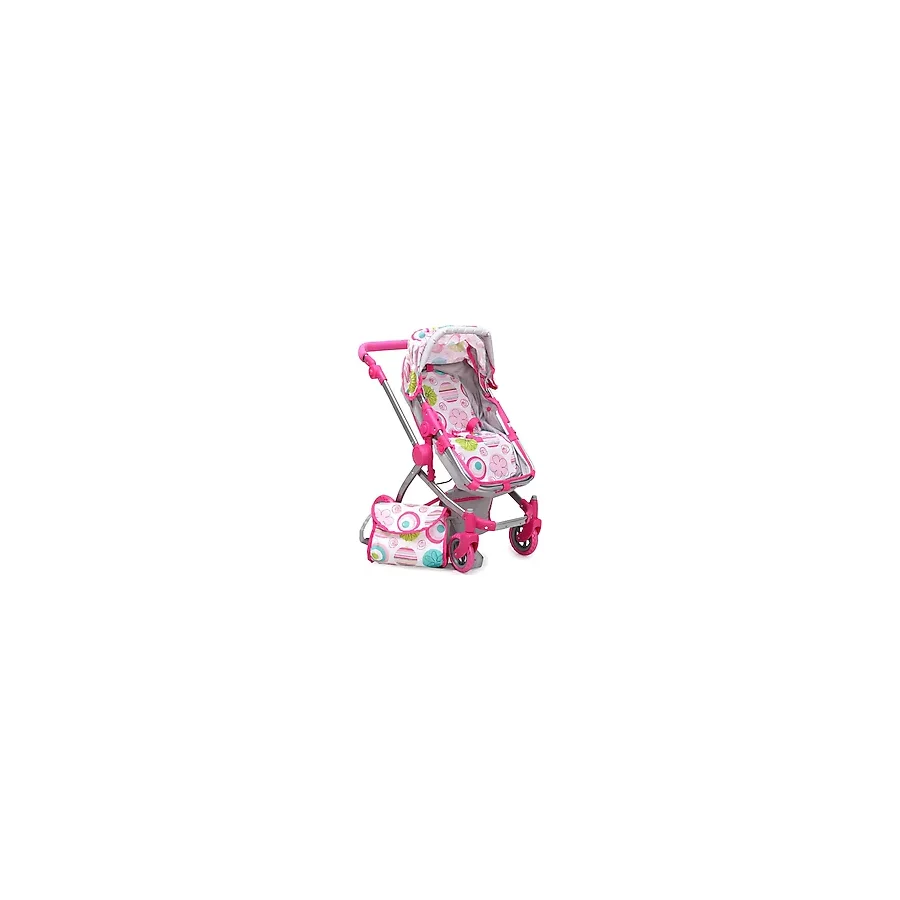 Nano Oyuncak Bebek Arabası Pink Rose