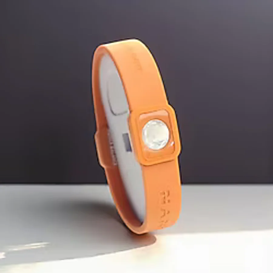Nano Power Balance Denge Bilekliği - Enerji, Stres, Uyku ve Spor Performansı İçin Destek Turuncu 20 Cm.