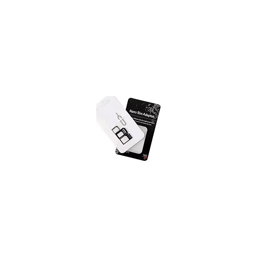Nano ve Micro Sim Kartları için Sim Kartı Adaptörü