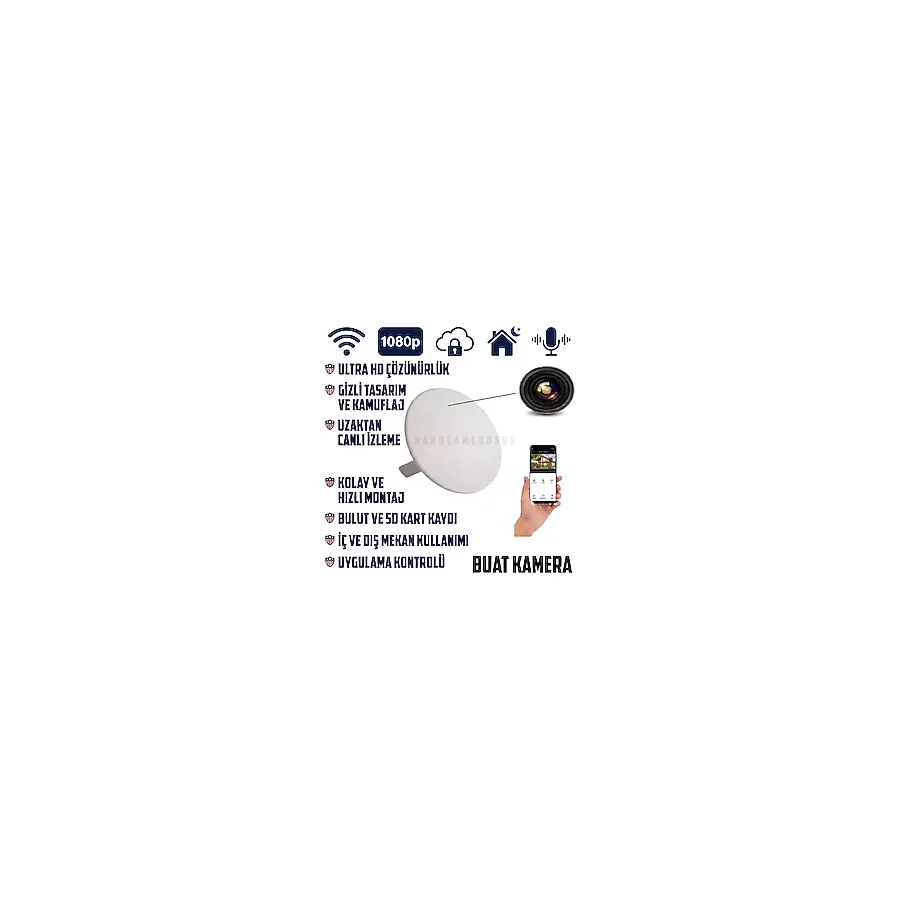 Nanocamcoders 1K ° 1080P HD Mini Premium CCTV Kamera Sesli Video Kayıt Ev Ofis Güvenliği İçin Gizli Tasarım Ödüllü
