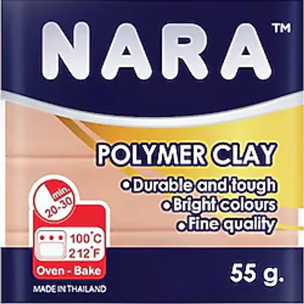 Nara Polimer Kil Krem Renk 55 gr PM14 Esnek ve Kolay Şekil Alan Sanatsal Malzeme