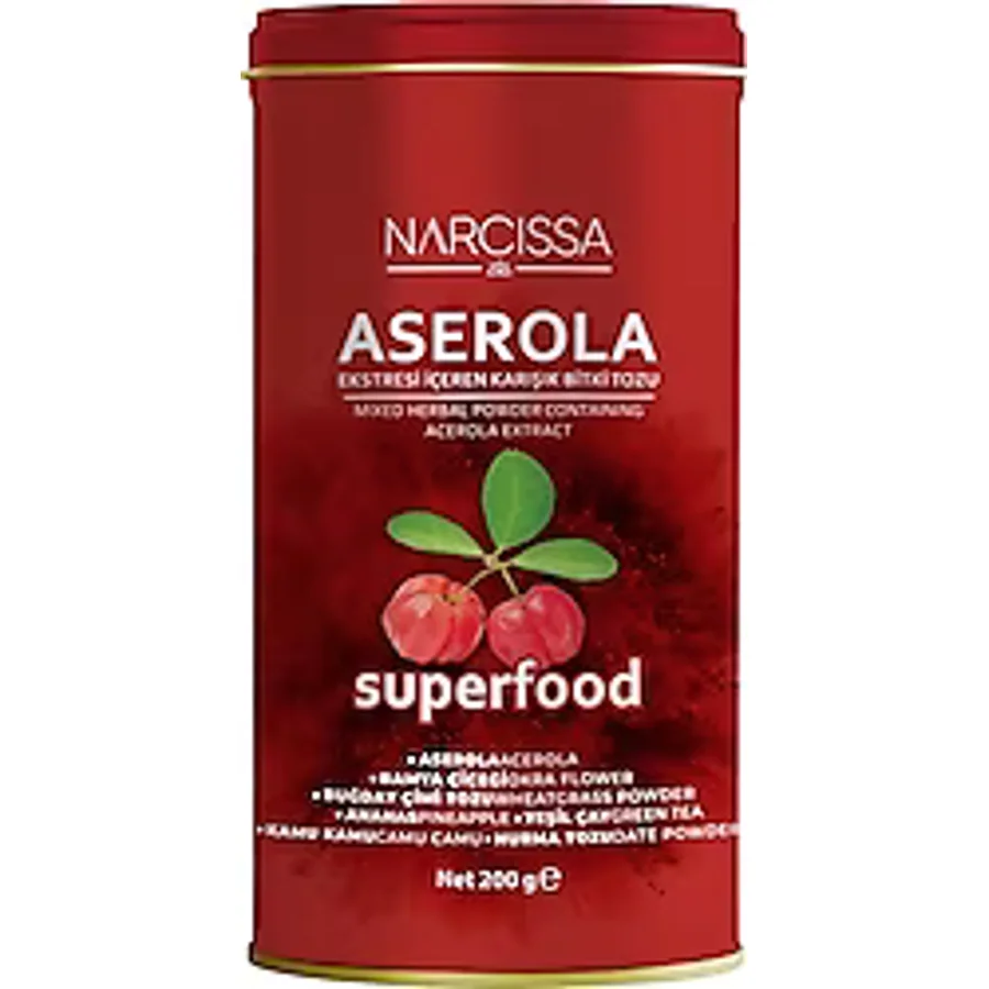 Narcissa Aserola Ekstresi İçeren Karışık Bitki Tozu 200 gr