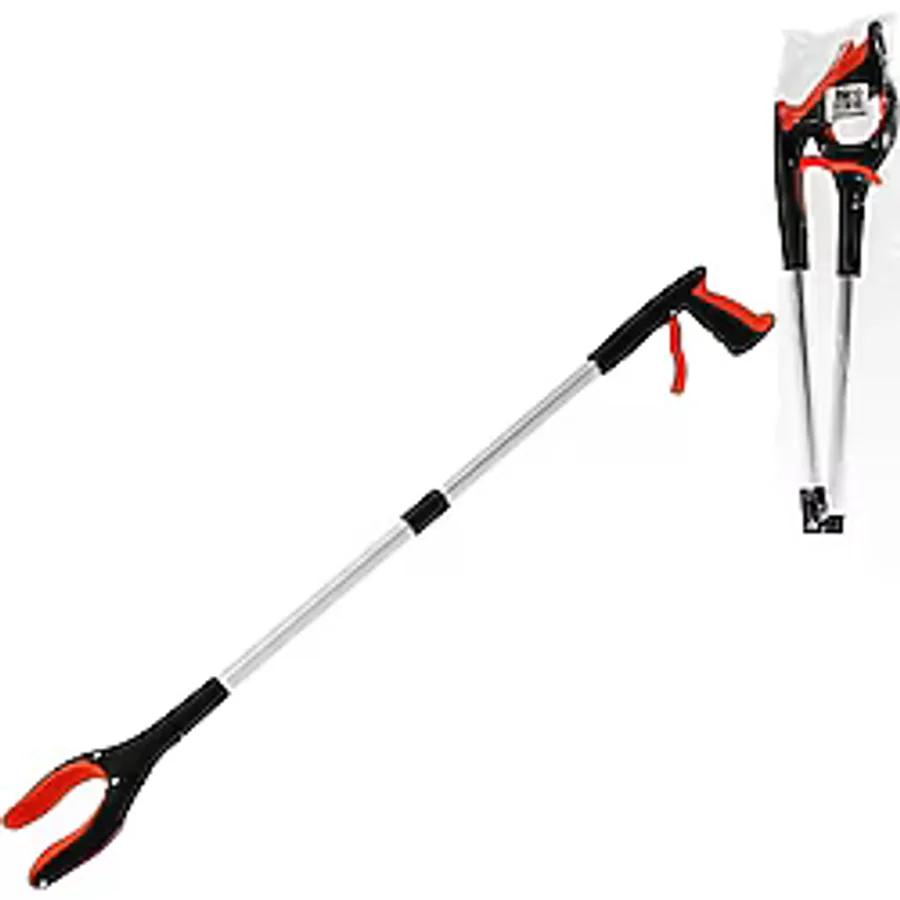 Nargo Otomatik= Bas--Tut Katlanabili Boru Çöp Toplama Kıskacı 83CM Çok Amaçlı Tutacak - 1 Adet