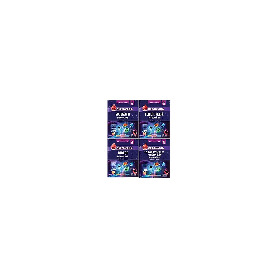 Nartest Yayınevi Nartest Yayınları 8. Sınıf LGS Metaword 4'lü Baş Ucu Kitapları Seti
