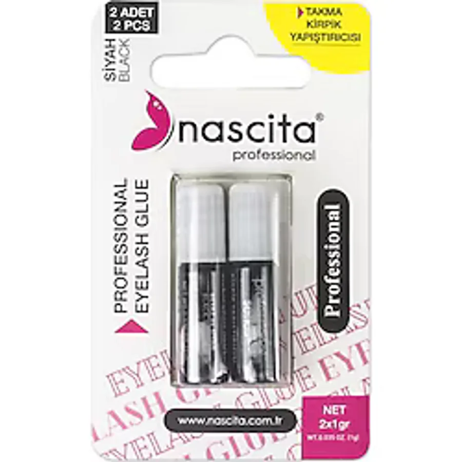 NASCİTA 2 li Kirpik yapıştırıcısı ( siyah )