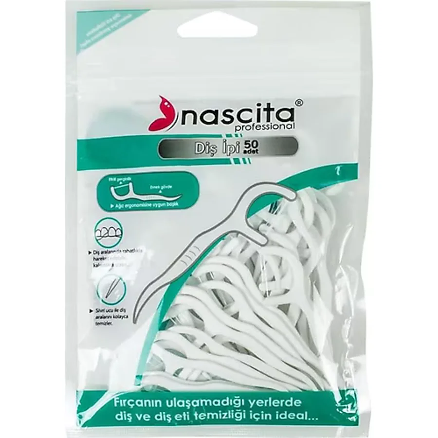 Nascita Nane Aromalı 50'li Kürdanlı Diş İpi