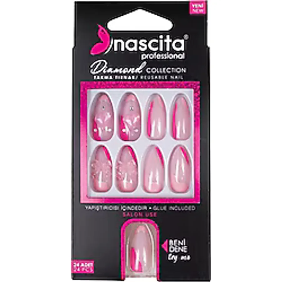 Nascita Nascita S258 Taşlı 24'lü Takma Tırnak