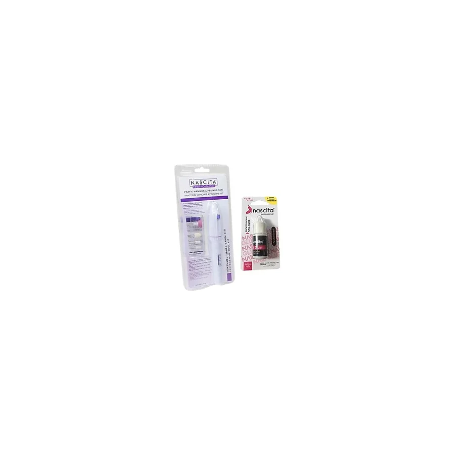 Nascita Pratik Manikür & Pedikür Seti ve Tırnak Yapıştırıcısı