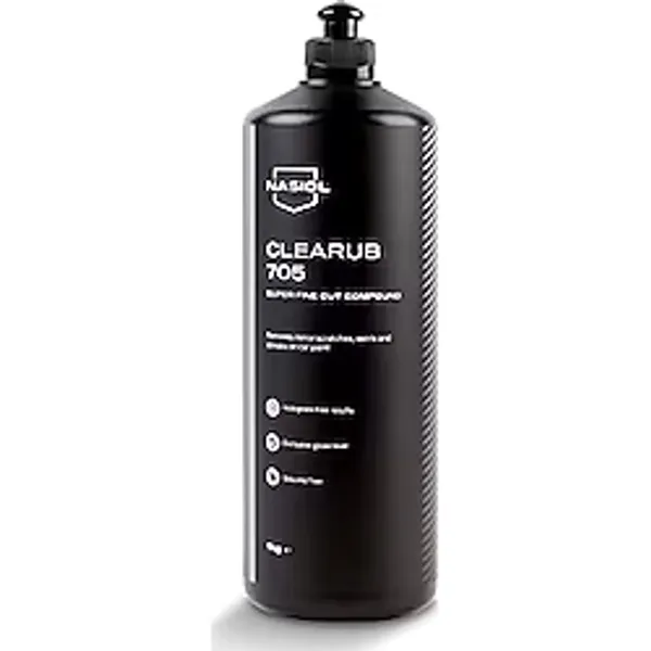 Nasiol Clearub 705 Araç Çizik,Hare Giderici Pasta Cila-1 Kg-Boya Koruma Parlatma Wax, Detailing, Güçlü Çizik Alıcı Araç Pasta Cila, Boya Koruyucu ve Parlatıcı Oto Polisaj