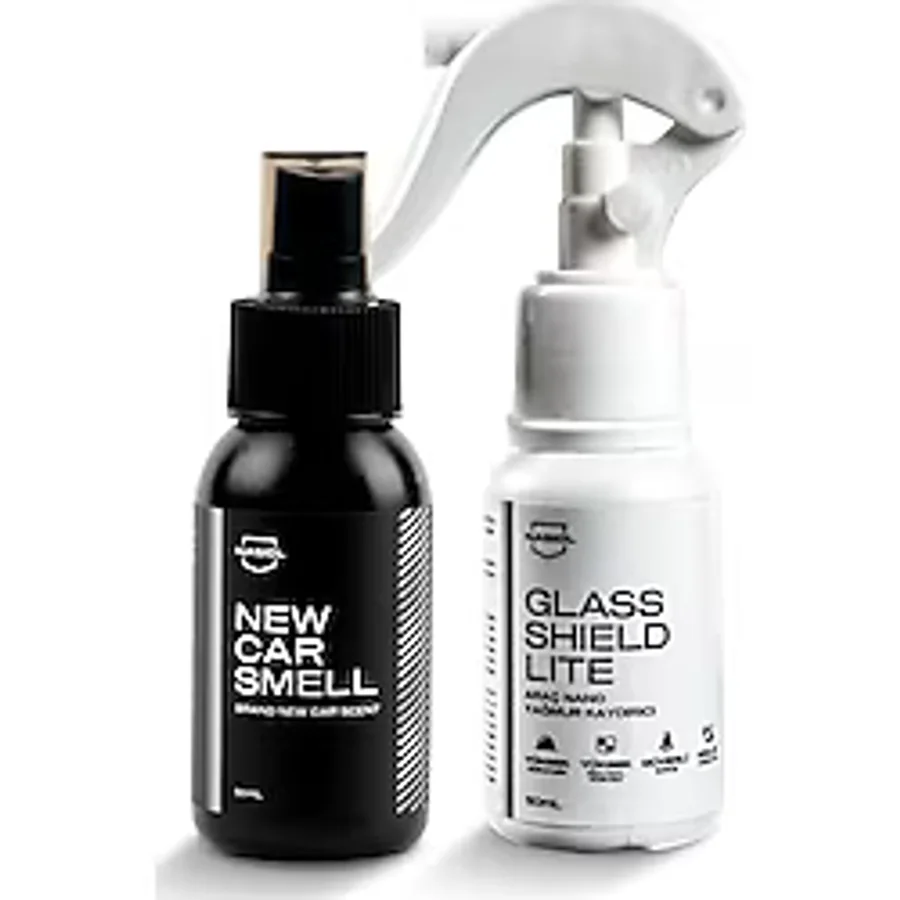 Nasiol -set 11-glasshield Lite Nano Yağmur Kaydırıcı Ve New Car Smell Yeni Araç Kokusu Seti