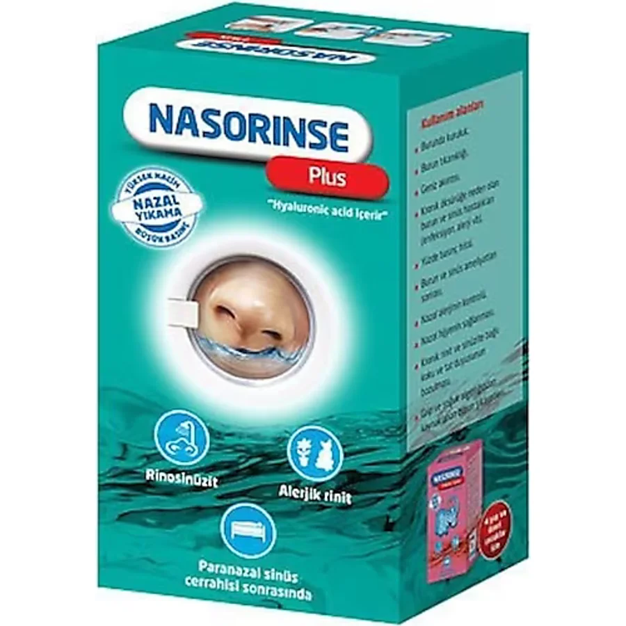 Nasorinse Plus Burun Yıkama Kiti