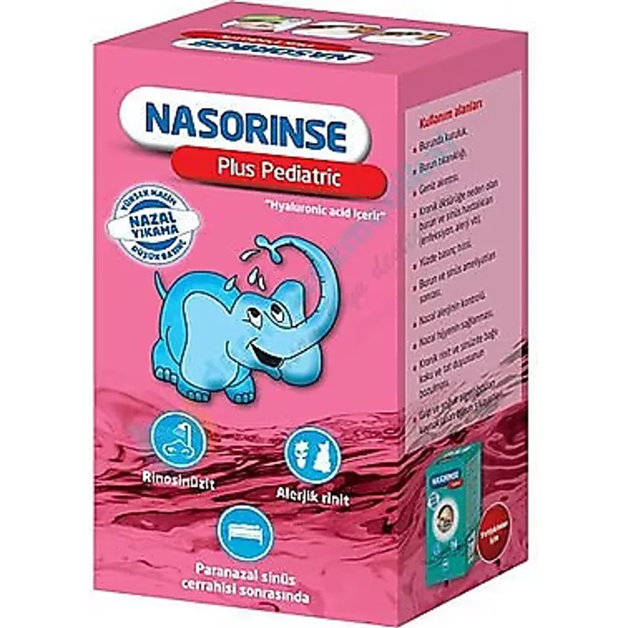 Nasorinse Plus Pediyatrik Yedek Poşet 50 Adet