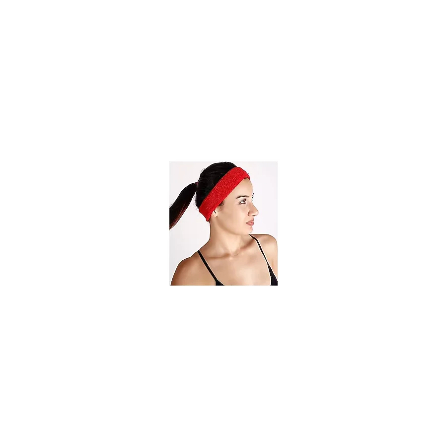 NASYA Kırmızı sporcu saç bandı ter bandı bandana headband Kırmızı