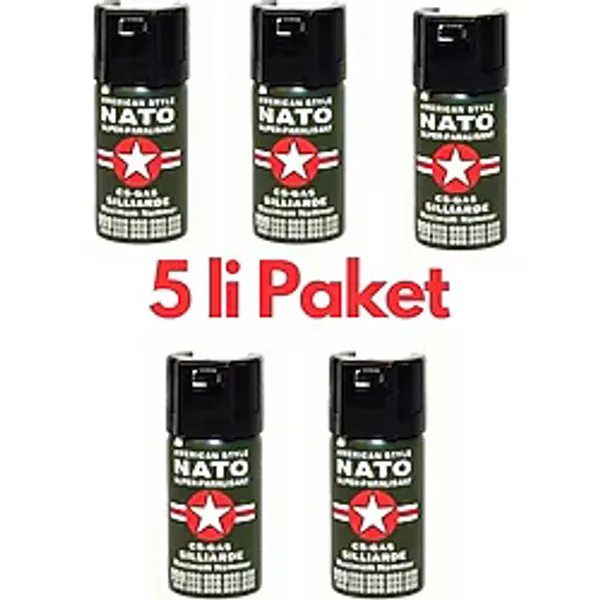 Natoo Bıber Gazı 5 Adet Birden ( Lisinya )